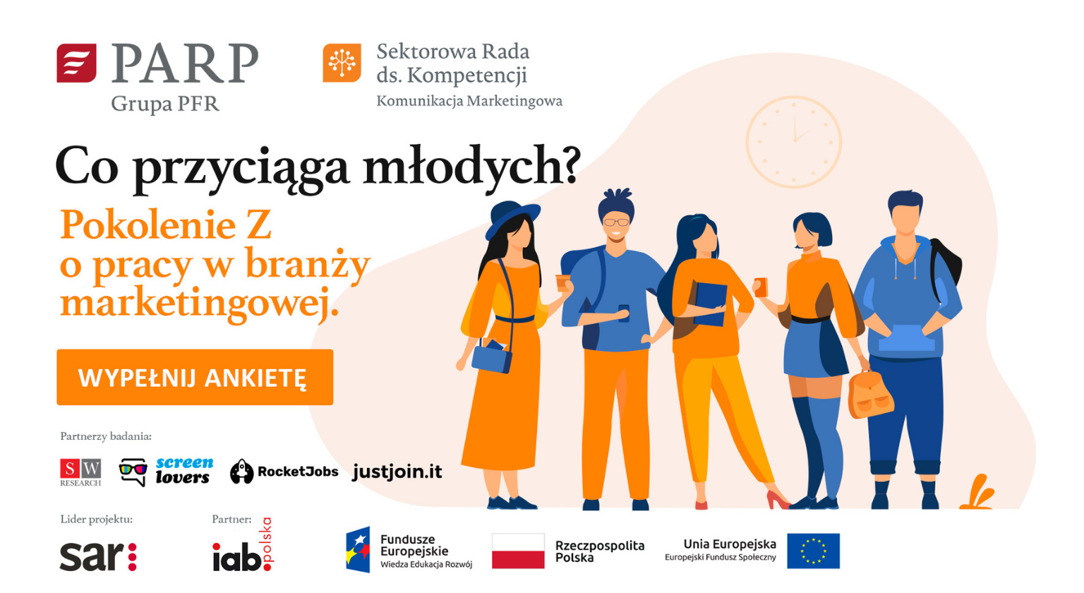 Weź udział w badaniu „Co przyciąga młodych? Pokolenie Z o pracy w branży marketingowej” 30.01.2022