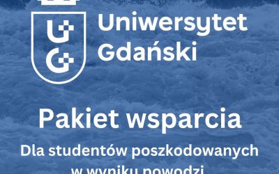 Uniwersytet Gdański wspiera studentów poszkodowanych w wyniku powodzi