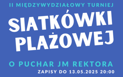 II Międzywydziałowy Turniej Siatkówki Plażowej